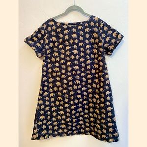 Handmade Mammoth Print Shift Dress